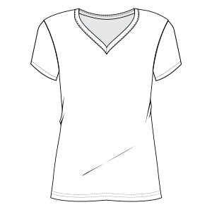 Patron ropa, Fashion sewing pattern, molde confeccion, patronesymoldes.com T-Shirt 9368 LADIES T-Shirts